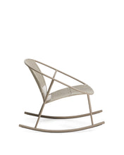 Load image into Gallery viewer, Atrani rocking chair in galvanized steel and taupe rope - image 2