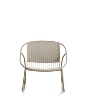 Load image into Gallery viewer, Atrani rocking chair in galvanized steel and taupe rope - image 4