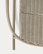 Load image into Gallery viewer, Atrani rocking chair in galvanized steel and taupe rope - image 10