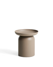 Load image into Gallery viewer, Arcola taupe aluminium side table Ø45 cm