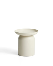 Load image into Gallery viewer, Arcola side table in ecru aluminium Ø45cm