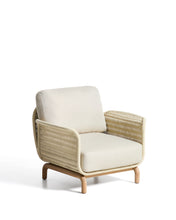 Load image into Gallery viewer, Alipa armchair in FSC 100% solid acacia wood and ecru rope cord