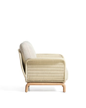 Load image into Gallery viewer, Alipa armchair in FSC 100% solid acacia wood and ecru rope cord - image 2