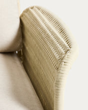 Load image into Gallery viewer, Alipa armchair in FSC 100% solid acacia wood and ecru rope cord - image 9
