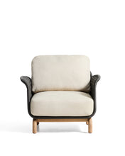 Load image into Gallery viewer, Alipa armchair in FSC 100% solid acacia wood and dark grey rope cord - image 4