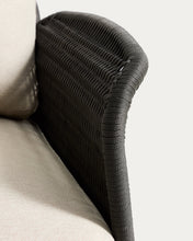 Load image into Gallery viewer, Alipa armchair in FSC 100% solid acacia wood and dark grey rope cord - image 10