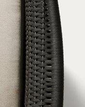 Load image into Gallery viewer, Alipa armchair in FSC 100% solid acacia wood and dark grey rope cord - image 11