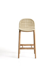 Load image into Gallery viewer, Alipa stool in FSC 100% solid acacia wood and ecru rope cord 75 cm - image 2