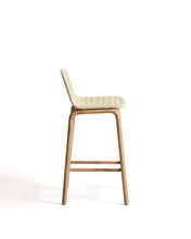Load image into Gallery viewer, Alipa stool in FSC 100% solid acacia wood and ecru rope cord 75 cm - image 3