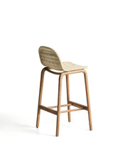 Load image into Gallery viewer, Alipa stool in FSC 100% solid acacia wood and ecru rope cord 75 cm - image 4