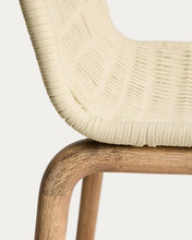 Load image into Gallery viewer, Alipa stool in FSC 100% solid acacia wood and ecru rope cord 75 cm - image 9