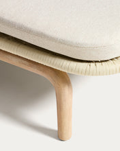 Load image into Gallery viewer, Alipa sun lounger in FSC 100% solid acacia wood and ecru rope cord - image 7