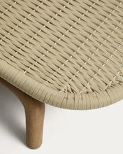 Load image into Gallery viewer, Alipa sun lounger in FSC 100% solid acacia wood and ecru rope cord - image 14