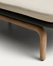 Load image into Gallery viewer, Alipa sun lounger in FSC 100% solid acacia wood and dark grey rope cord - image 9