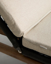 Load image into Gallery viewer, Alipa sun lounger in FSC 100% solid acacia wood and dark grey rope cord - image 10