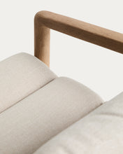 Load image into Gallery viewer, Menfi armchair in solid acacia wood and green rope cord FSC 100% - image 9