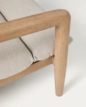 Load image into Gallery viewer, Menfi armchair in solid acacia wood and green rope cord FSC 100% - image 11