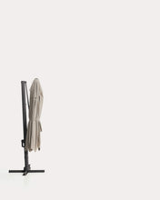 Load image into Gallery viewer, Noli beige cantilever parasol with graphite aluminium structure 300 x 420cm