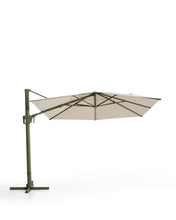 Load image into Gallery viewer, Noli beige cantilever parasol with green aluminium structure 300 x 420cm - image 2