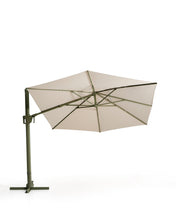 Load image into Gallery viewer, Noli beige cantilever parasol with green aluminium structure 300 x 420cm - image 3