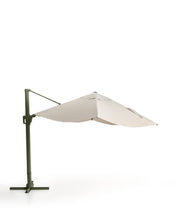 Load image into Gallery viewer, Noli beige cantilever parasol with green aluminium structure 300 x 420cm - image 6