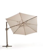 Load image into Gallery viewer, Noli beige cantilever parasol with taupe aluminium structure 300 x 420cm - image 4