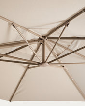 Load image into Gallery viewer, Noli beige cantilever parasol with taupe aluminium structure 300 x 420cm - image 19
