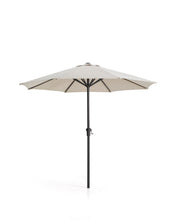 Load image into Gallery viewer, Milna beige parasol with central pole and graphite steel structure Ø300cm