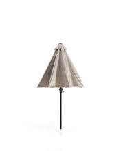 Load image into Gallery viewer, Milna beige parasol with central pole and graphite steel structure Ø300cm - image 6