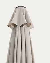 Load image into Gallery viewer, Milna beige parasol with central pole and graphite steel structure Ø300cm - image 13