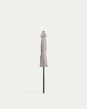 Load image into Gallery viewer, Milna beige parasol with central pole and graphite steel structure Ø300cm - image 9