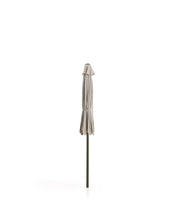 Load image into Gallery viewer, Milna beige parasol with central pole and green steel structure Ø300cm - image 9