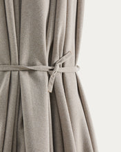 Load image into Gallery viewer, Milna beige parasol with central pole and green steel structure Ø300cm - image 15