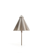 Load image into Gallery viewer, Milna beige parasol with central pole and taupe steel structure Ø300cm - image 7