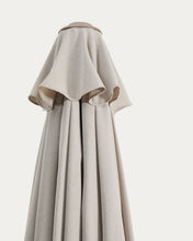 Load image into Gallery viewer, Milna beige parasol with central pole and taupe steel structure Ø300cm - image 14