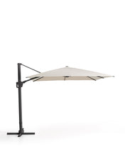 Load image into Gallery viewer, Noli beige cantilever parasol with graphite aluminium structure 300 x 300cm