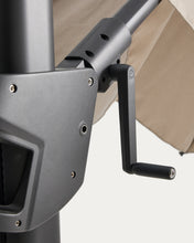 Load image into Gallery viewer, Noli beige cantilever parasol with graphite aluminium structure 300 x 300cm - image 11