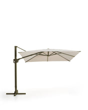 Load image into Gallery viewer, Noli beige cantilever parasol with green aluminium structure 300 x 300cm - image 2