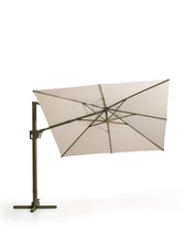 Load image into Gallery viewer, Noli beige cantilever parasol with green aluminium structure 300 x 300cm - image 3