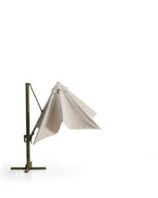 Load image into Gallery viewer, Noli beige cantilever parasol with green aluminium structure 300 x 300cm - image 10
