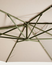 Load image into Gallery viewer, Noli beige cantilever parasol with green aluminium structure 300 x 300cm - image 18