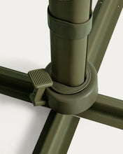 Load image into Gallery viewer, Noli beige cantilever parasol with green aluminium structure 300 x 300cm - image 20