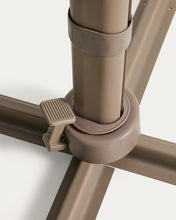 Load image into Gallery viewer, Noli beige cantilever parasol with taupe aluminium structure 300 x 300cm - image 17