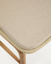 Load image into Gallery viewer, Alipa chair in FSC 100% solid acacia wood and ecru rope cord - image 11