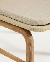 Load image into Gallery viewer, Alipa chair in FSC 100% solid acacia wood and ecru rope cord - image 12