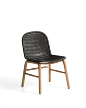 Load image into Gallery viewer, Alipa chair in FSC 100% solid acacia wood and dark grey rope cord