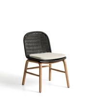 Load image into Gallery viewer, Alipa chair in FSC 100% solid acacia wood and dark grey rope cord - image 3