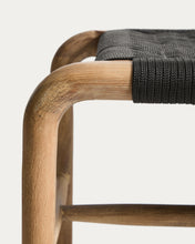 Load image into Gallery viewer, Alipa bench in FSC 100% solid acacia wood and dark grey rope cord 180 cm - image 8