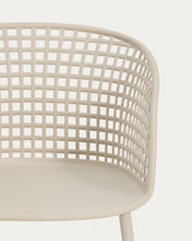 Load image into Gallery viewer, Tenaro beige plastic outdoor chair with steel structure - image 6