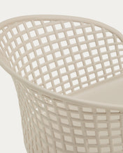 Load image into Gallery viewer, Tenaro beige plastic outdoor chair with steel structure - image 8
